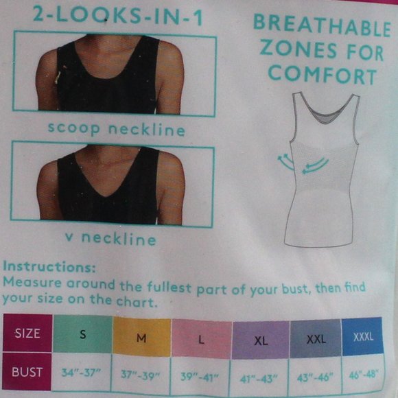 Radiant by Vanity Fair Women's Size Small Spin Tank Scoop or V-Neck Daywear - Picture 8 of 12